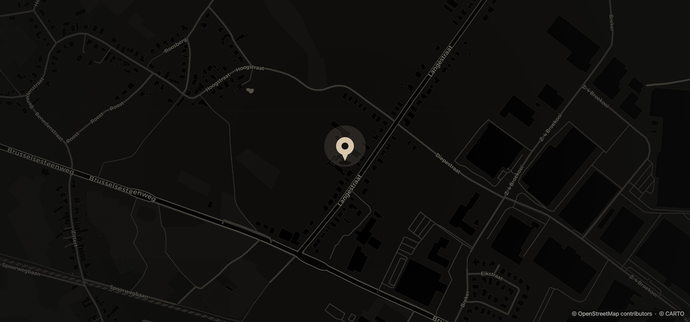 Carte indiquant VR Fencing au Langestraat 19, 1730 Asse